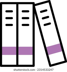 ilustración de libros Vector en un fondo transparente. Símbolos de calidad superior. Iconos vectoriales de color de línea para el concepto y el diseño gráfico.