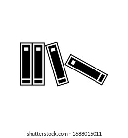 libros. vector Icono moderno ilustración de diseño simple.