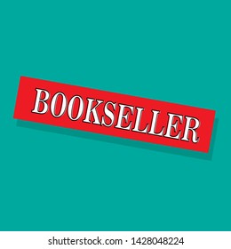 bookseller stamp - original label,sticker,tag