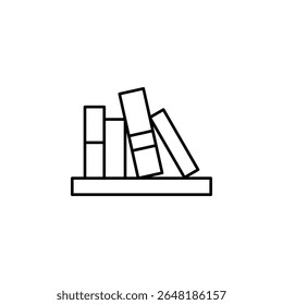 bookshelf, books, library, shelf icon