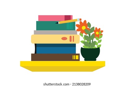 La biblioteca está llena de libros de diferentes tipos.
