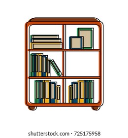 bookshelf furniture icon image 