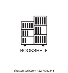 icono de estantería , icono de caja de libros