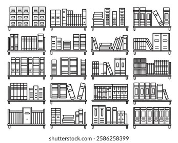 Bookshelf Icon Bringing Order To Chaos