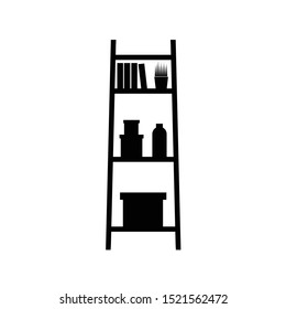 bookshelf icon. Education, academic degree. Premium quality graphic design. Signs, outline symbols collection, simple icon for websites, web design, mobile app
