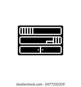 bookshelf icon vector design template elegant style