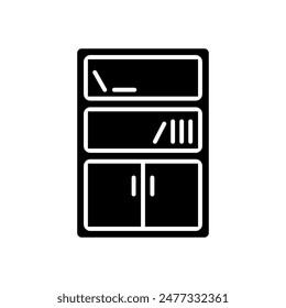 bookshelf icon vector design template elegant style