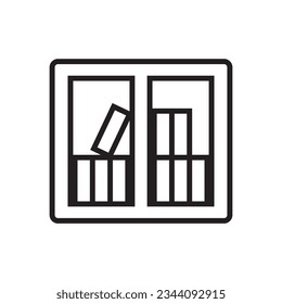 bookshelf icon vector template illustration logo design