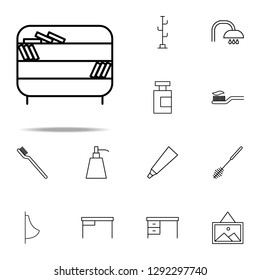 bookshelf icon. web icons universal set for web and mobile