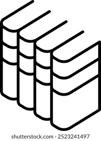 Bookshelf from Top Diagonal Angle