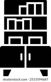 Ilustración de diseño de icono de Vector de estantería