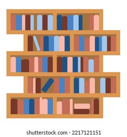 bookshelf wich books furniture interior