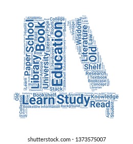 bookshelf word cloud. tag cloud about bookshelf
