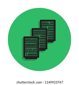bookshelves in the library illustration. Element of library icon for mobile concept and web apps. Detailed bookshelves in the library icon can be used for web and mobile