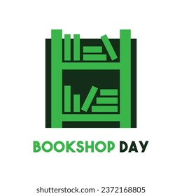 Bookshop Day design vector. Eps 10.