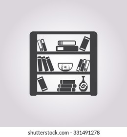 Bookstand icon. 