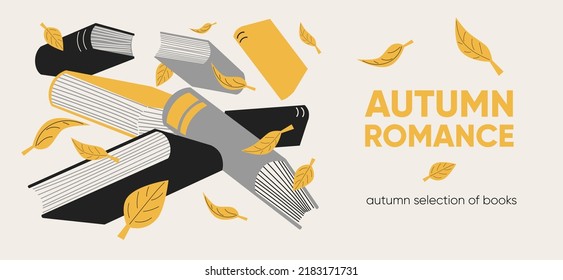 Bookstore Banner For Autumn Sale