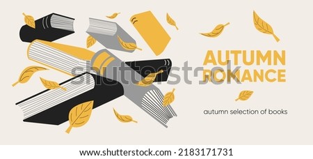 Bookstore banner for autumn sale