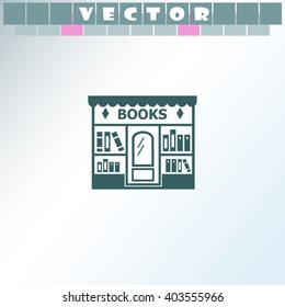 Bookstore icon.