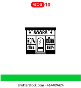 Bookstore icon.