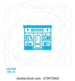 Bookstore  icon. Vector design.