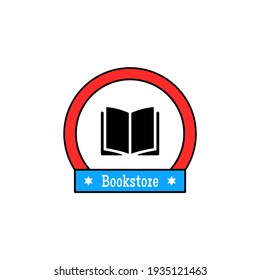 bookstore line logo. with a modern design. suitable for company logos, communities, and bookstores.