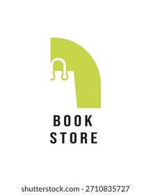 Idea de la Ilustración vectorial de la Plantilla del diseño del logotipo de la librería, logotipo de la librería, logotipo de la Biblioteca y de la impresión, logotipo de la Educación y del aprendizaje