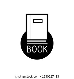 Bookstore and papers logo vector