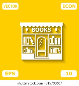 Bookstore vector icon