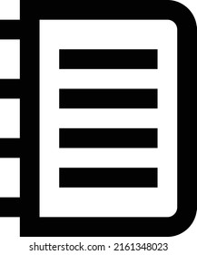 Ilustración de BookVector sobre un fondo transparente.Símbolos de calidad premium.Iconos vectores de trazo para el diseño de conceptos y gráficos.