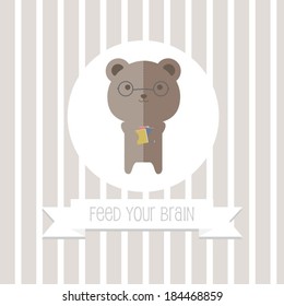 Bookworm Bear, Feed Your Brain