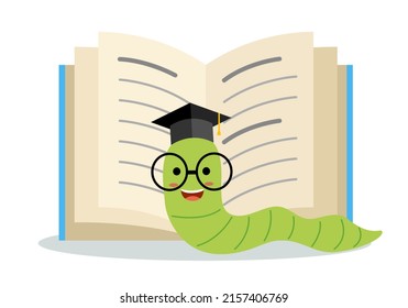 3,827 Bookworm Cartoon Images, Stock Photos & Vectors 