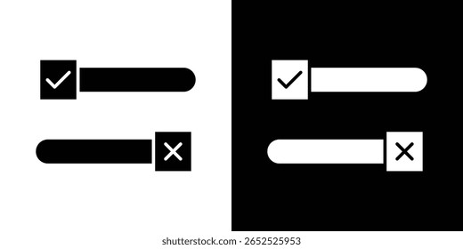 Boolean icon symbol collection. Flat vector stock illustration.