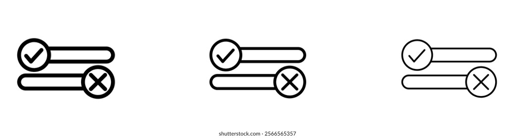 Boolean icon in tree different line stroke sizes.