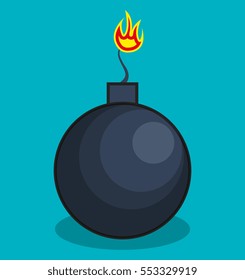 boom alert isolated icon