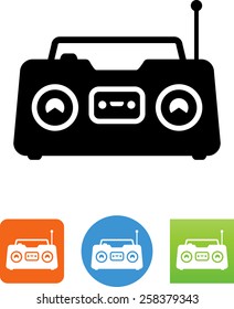 Boom box icon