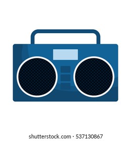 Boom Box Icon Image Vector Illustration Design 