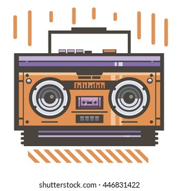 Boom box illustration