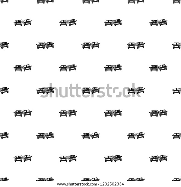Boom car pattern seamless vector repeat geometric\
for any web design