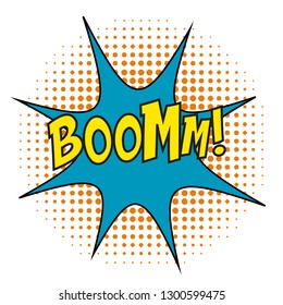 Boom Comic book cartoon explosion