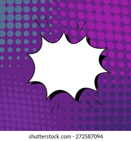 Boom. Comic book explosion.hand draw vector illustration