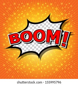 Boom! - Comic Speech Bubble, Cartoon 