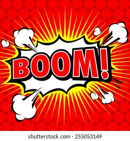 Boom! - Comic Speech Bubble, Cartoon 