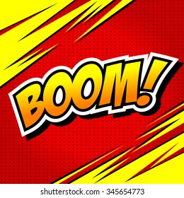 Boom! - Comic Speech Bubble, Cartoon 