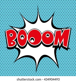 Boom! - Comic Speech Bubble, Cartoon