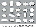 Boom effect set design for comic book. Comic Book cloud, pow sound symbol, bomb pow. Comic speech bubbles set.