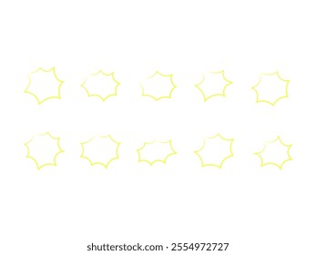 Boom Exploison Design Element Set 