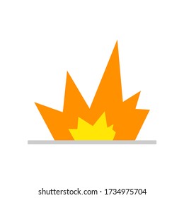 icono de explosión de boom, vector de ilusión. adecuado para muchos fines.