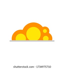 boom explosion icon, illustartion vector. suitable for many purposes.