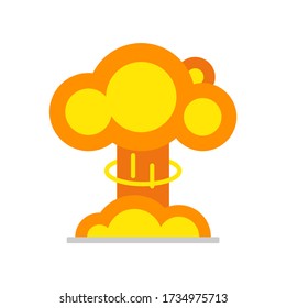 boom explosion icon, illustartion vector. suitable for many purposes.